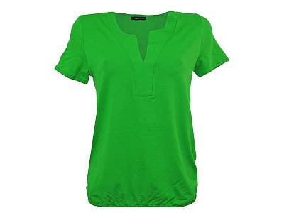 Zelená volná halenka s krátkým rukávem - vel.38